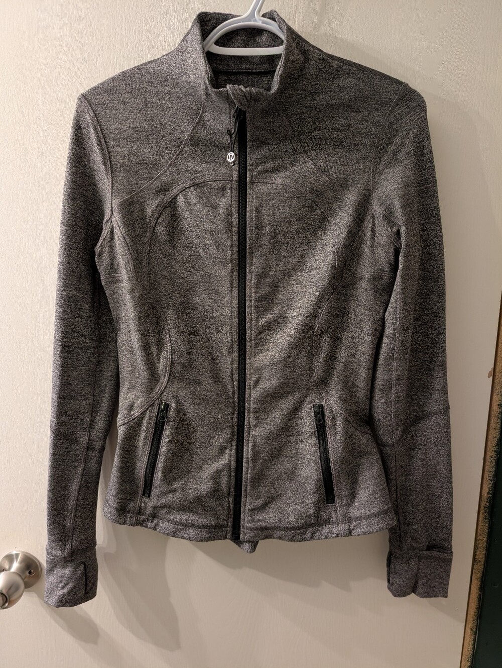 Lululemon Define Jacket, Heathered Grey, Size 8 - Picture 2 of 7